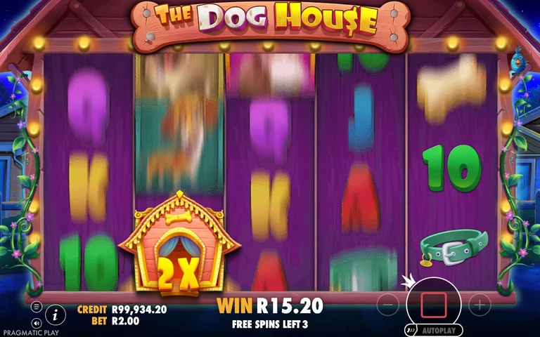 The Dog House scatter symbols